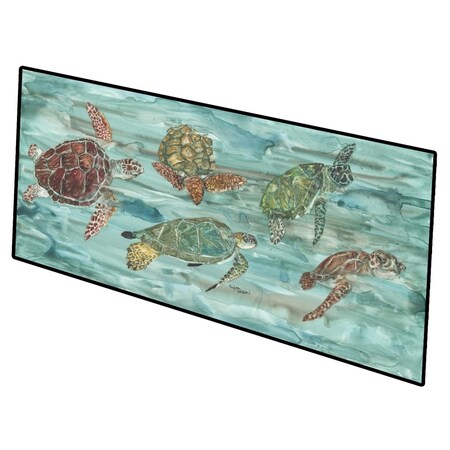 Carolines Treasures 28 x 58 in. Loggerhead Turtles At Sea Indoor or Outdoor Runner Mat SC2090HRM2858